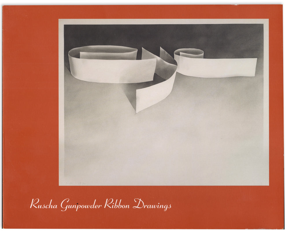 Ruscha Gunpowder Ribbon Drawings