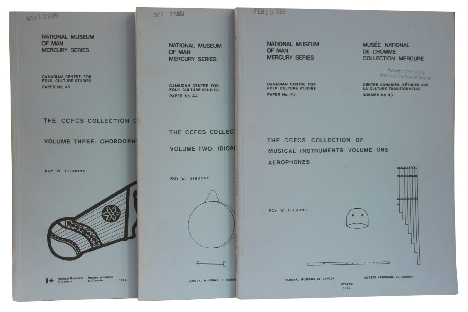 The CCFCS Collection of Musical Instruments: 3-Vol. Set