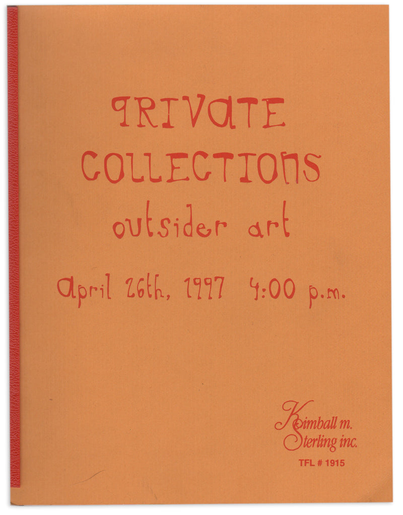 Kimball M. Sterling—Private Collections Outsider Art