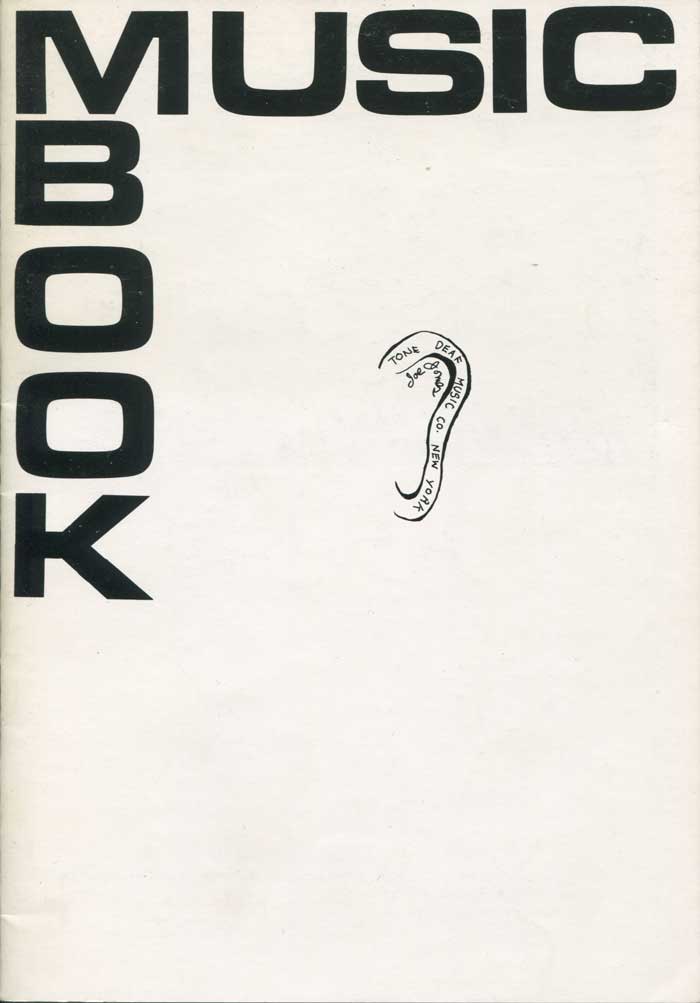 [Joe Jones Fluxus Music Machines] Music Book