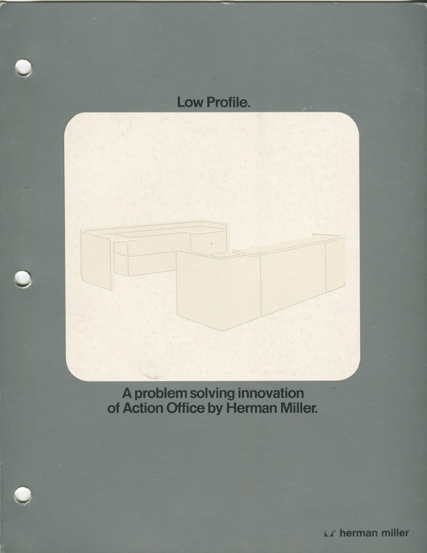 HERMAN MILLER ACTION OFFICE BROCHURE: LOW PROFILE